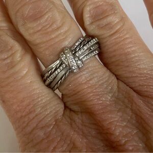 David Yurman Angelika Collection Diamond Ring - 8 1/2